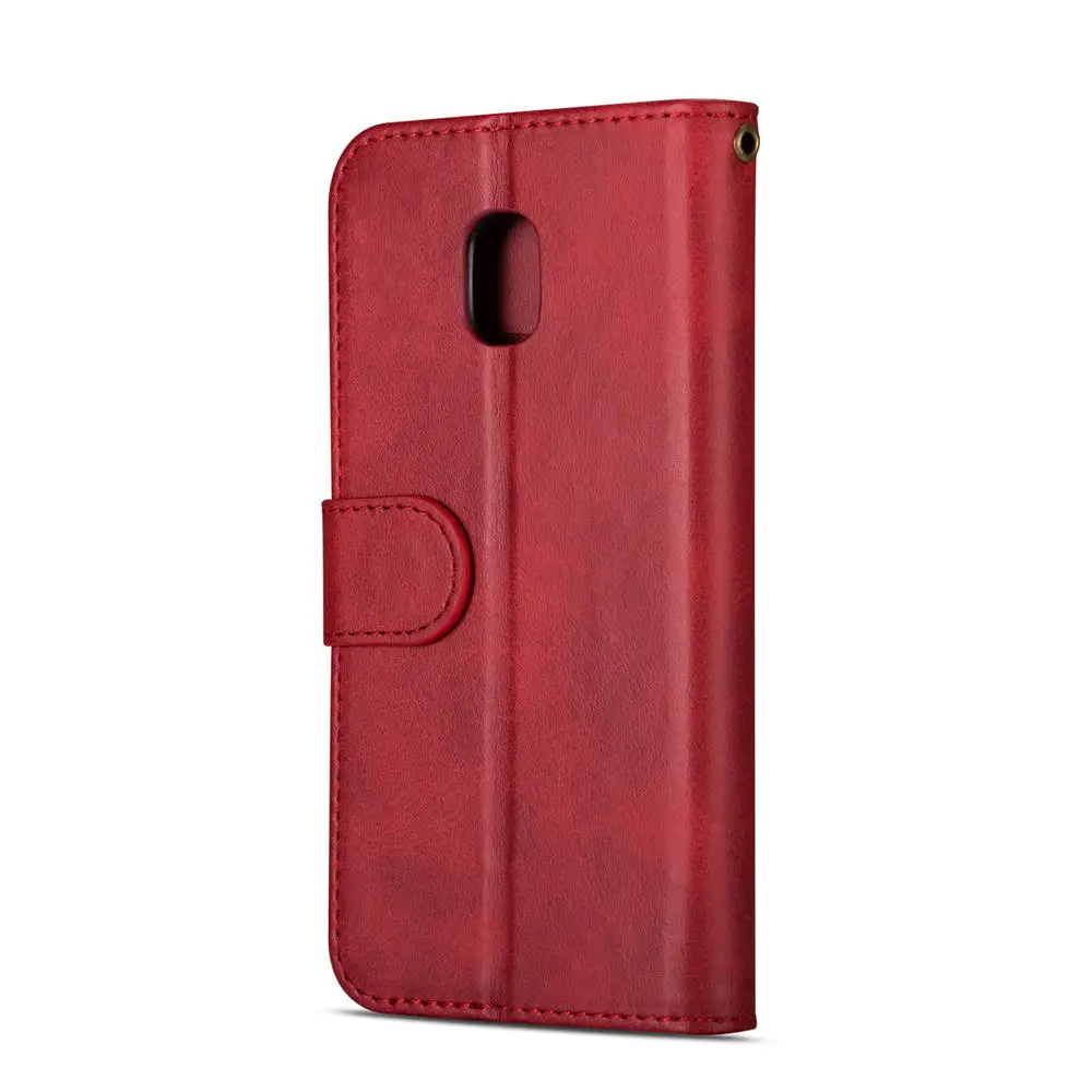 Чехол для пары J337 J737 чехол кошелек телефона Samsung J3 J7 2018 кожаный на молнии мужчин и