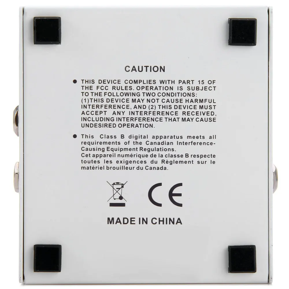 Гибкий корпус из алюминиевого сплава двухканальные цифровые гитарные педали с