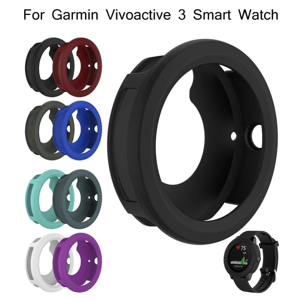 2018 новый высококачественный силиконовый защитный чехол для Garmin Vivoactive3 диаметр