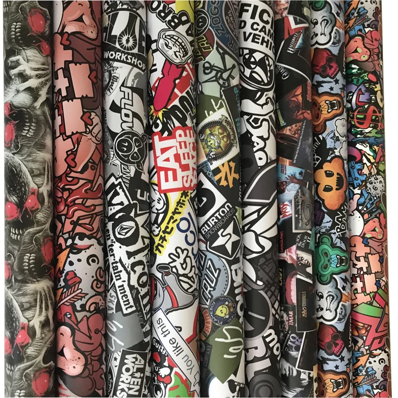 Виниловая наклейка граффити в виде бомбы для автомобиля ПВХ JDM гоночный