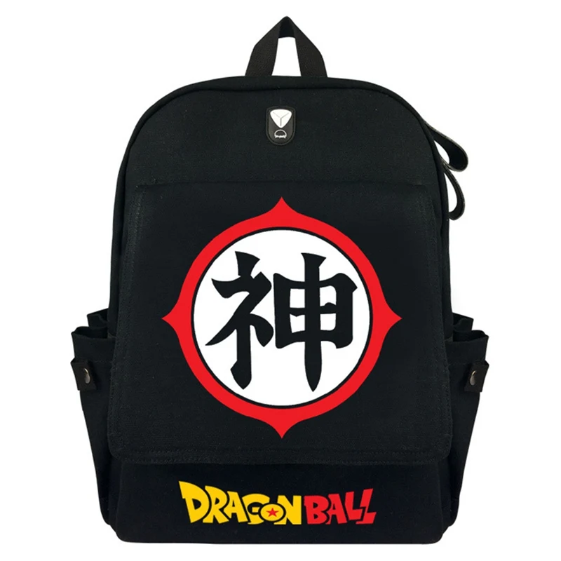 7 Dragon Ball Zongzi толстый холщовый трендовый студенческий компьютерный рюкзак для мальчика модный рюкзак Shcool Packback - Цвет: BK2