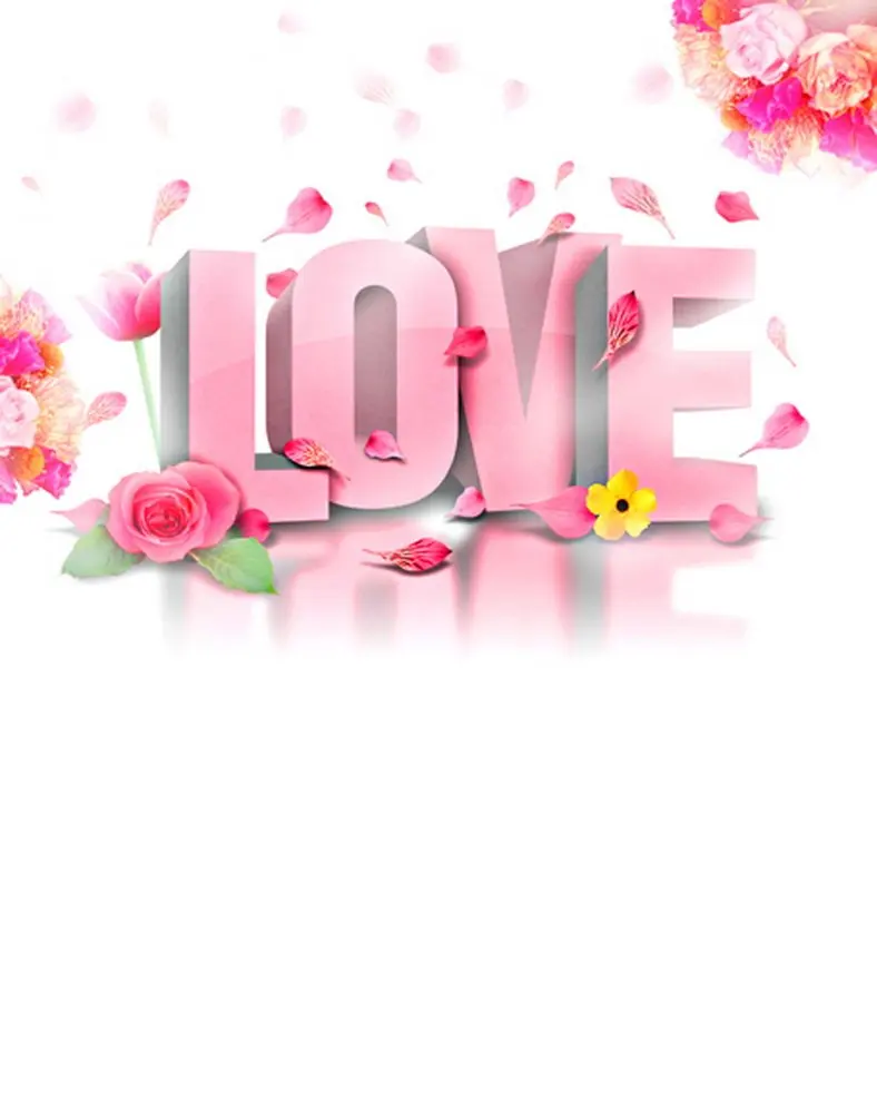 

Pink Flowers Rose Love Photography Backdrops Photo Props Studio Background 5x7ft