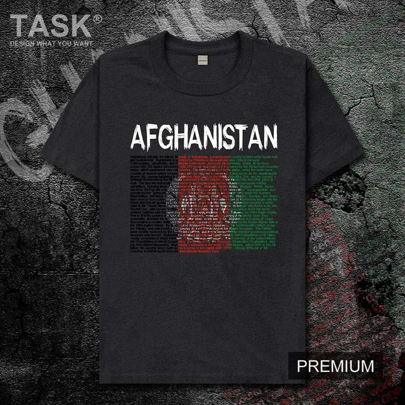 Afghan AFG Мужская футболка Новые Топы футболка с коротким рукавом Одежда Толстовка национальная команда страна Летняя мода Новинка - Цвет: 021-DarkGray