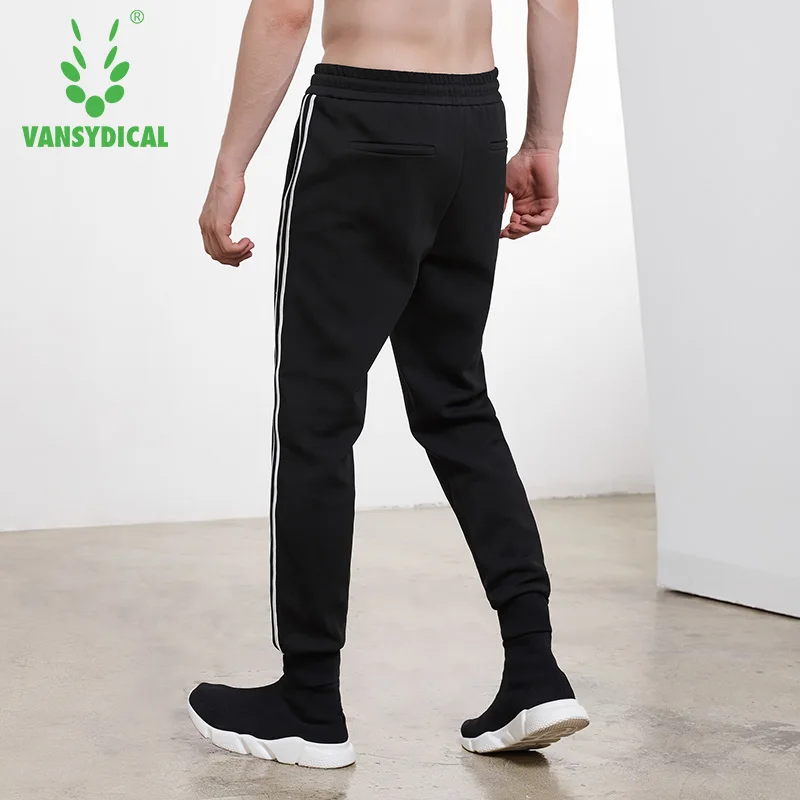 SPT Vansydical полосатые спортивные кроссовки Штаны Для мужчин стороны букв