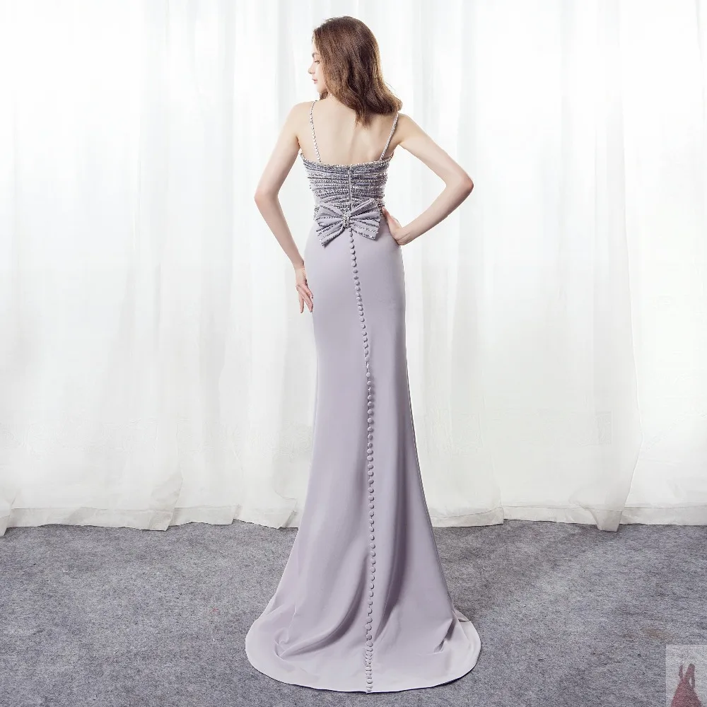 SIJANE Luxury Mermaid Party Dress Sleeveless Evening Custom Made Bridal 0872 | Свадьбы и торжества