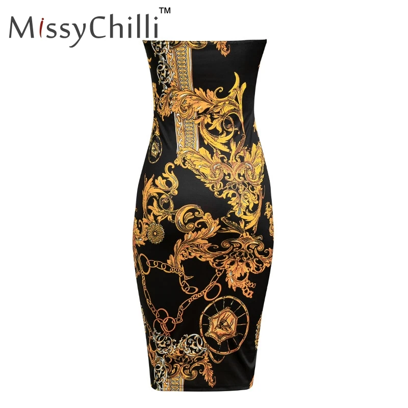 Женское платье макси MissyChilli черное облегающее с цветочным принтом длинное