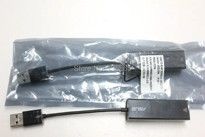 Новый оригинальный USB к RJ45 Dongle 14001 00220300 для ASUS UX21/31 UX31A UX32A UX32VD U38N UX51VZ Taichi21|usb to|usb to