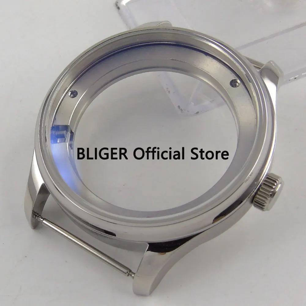 Высококачественный корпус из полированной нержавеющей стали 43 мм для часов ST 2505