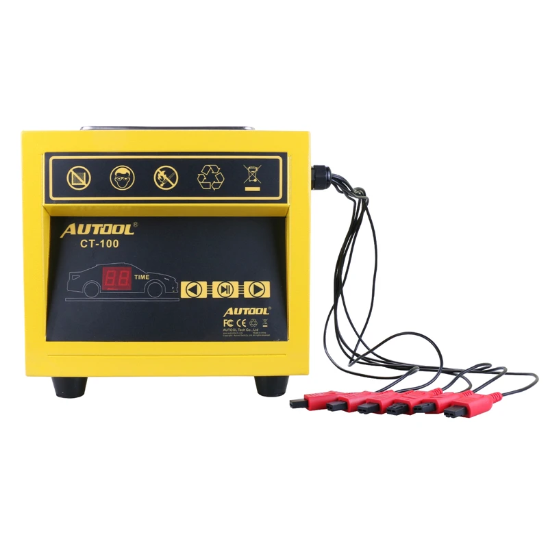 AUTOOL CT 100 110 В/220 В мини топлива ультразвуковой инжектор очиститель автомойка
