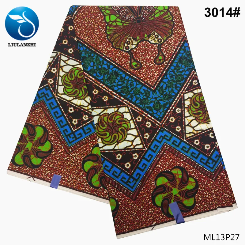 Воск liulanzhi Африканский нигерийский хлопок воск ткань для ткани Анкара ткань ML13P28