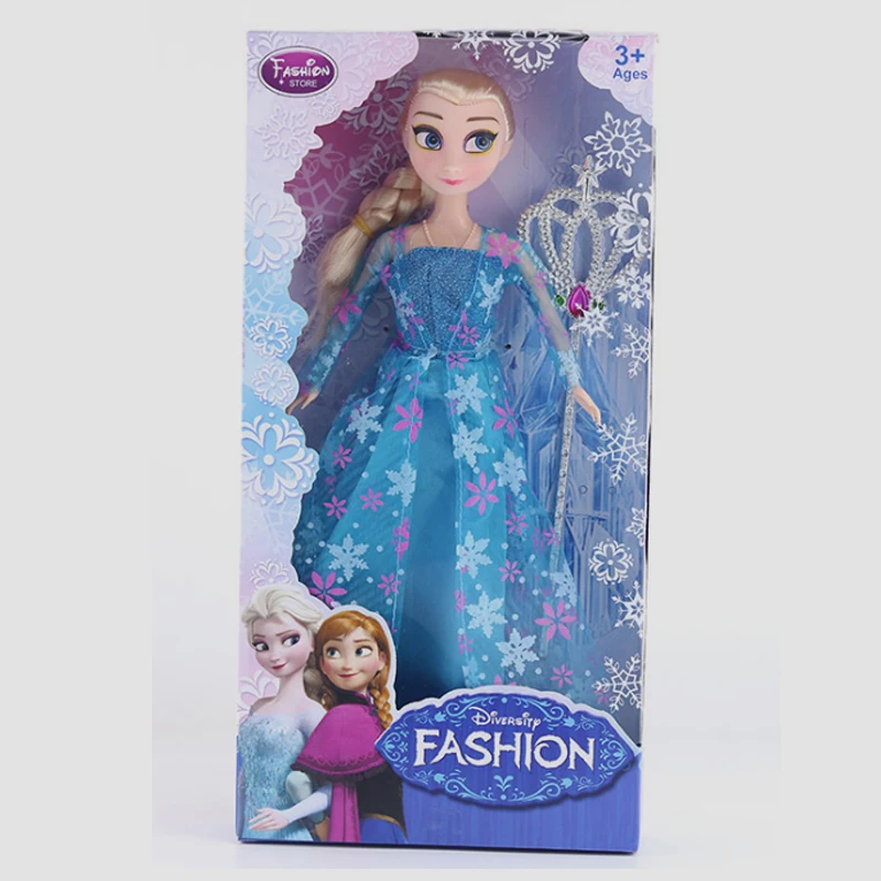 Disney 30 см Снежная королева Эльза Мягкая Плюшевая Кукла Анна Принцесса новые