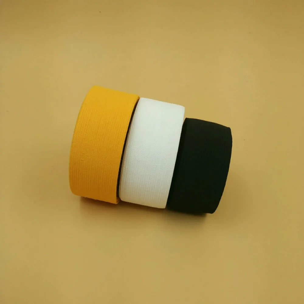 Мягкая трикотажная плетеная эластичная лента Ширина 1 5 дюйма 38 мм 10 сплошных