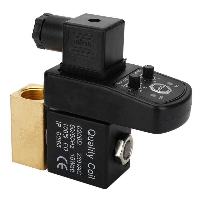 1/" AC220V 1.6Mpa электронный сливной клапан Временный Воздушный компрессор бензобак, Зерноуборочные комбайны, обрабатывающие автоматически 2-way Mayitr прочный сливной клапан
