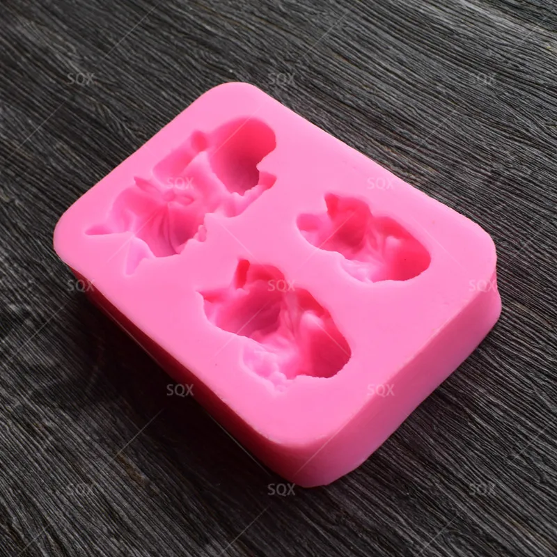 

Hot Sale 3 Hole Cute Sleeping Baby Shape Silicone Soap Mold Chocolate Fondant Cake Moulds Kitchen Baking Cake Tools SQ1430