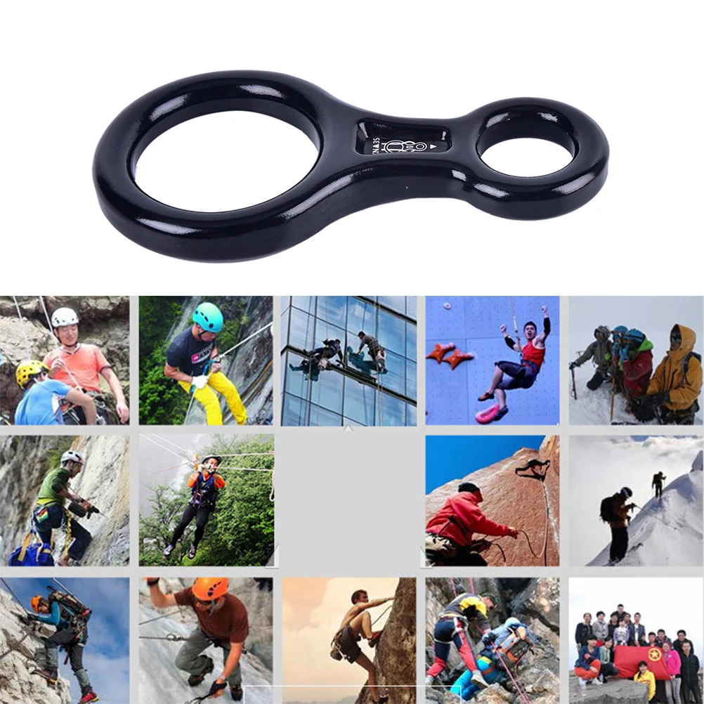 1 x устройство Belay для кемпинга пешего туризма путешествий 35 кН 8 дюймов альпинизма