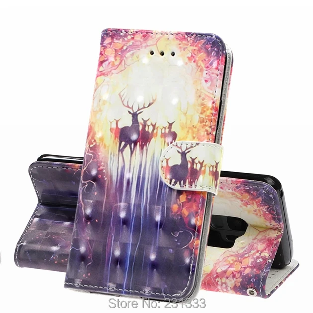 Для Samsung Galaxy S10 5G S10E NOTE9 3D шикарный мультяшный кошелек кожаный чехол PU Цветочный