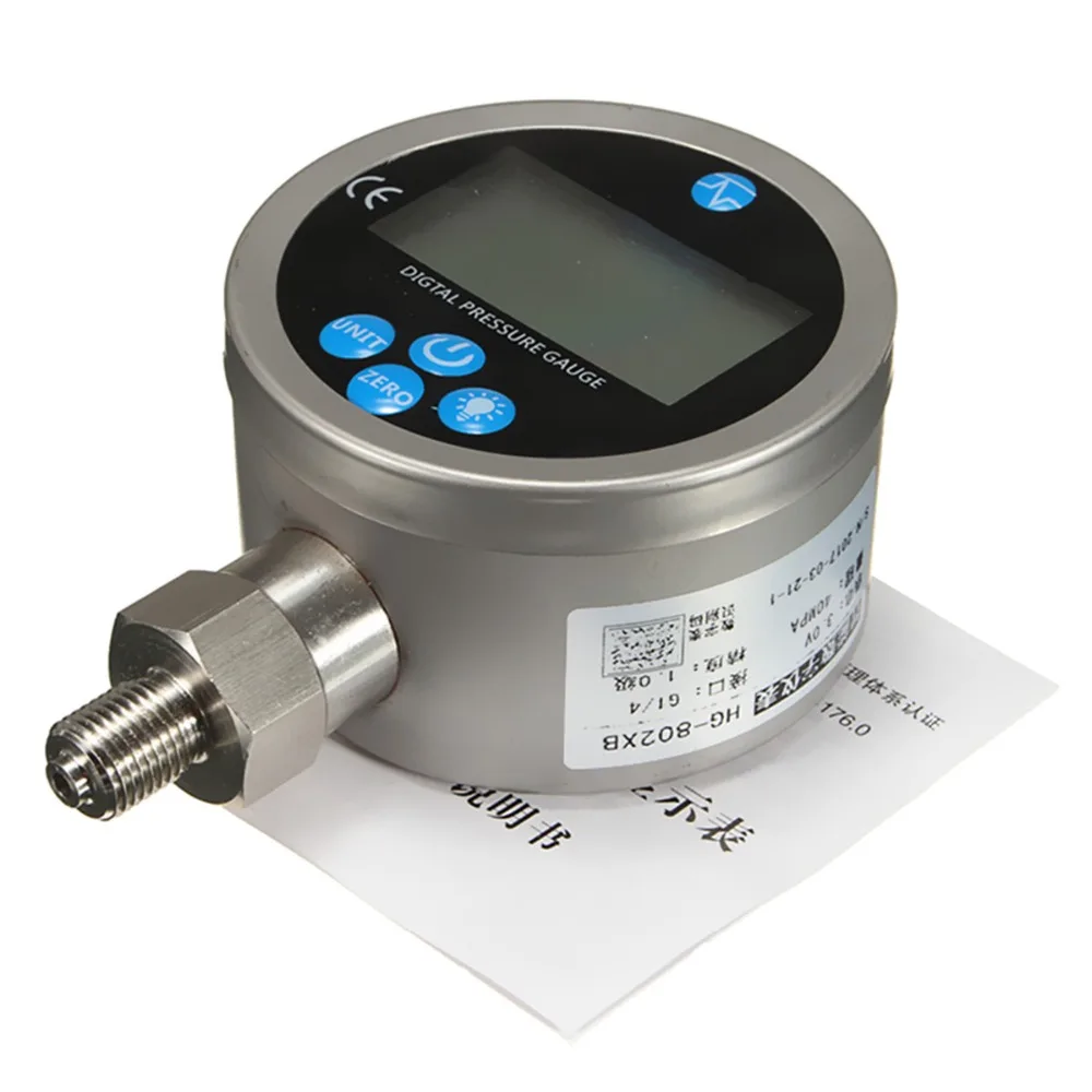 Цифровой гидравлический манометр 400BAR/40Mpa/10000PSI BSP1/4 | Инструменты