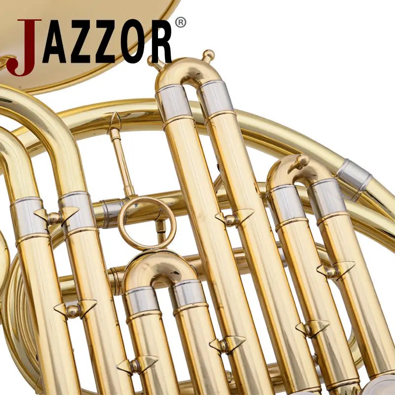 JAZZOR JZFH 210 4 клавишный французский рожковый вход модель Bb плоский инструмент для ветра Французский Рога с