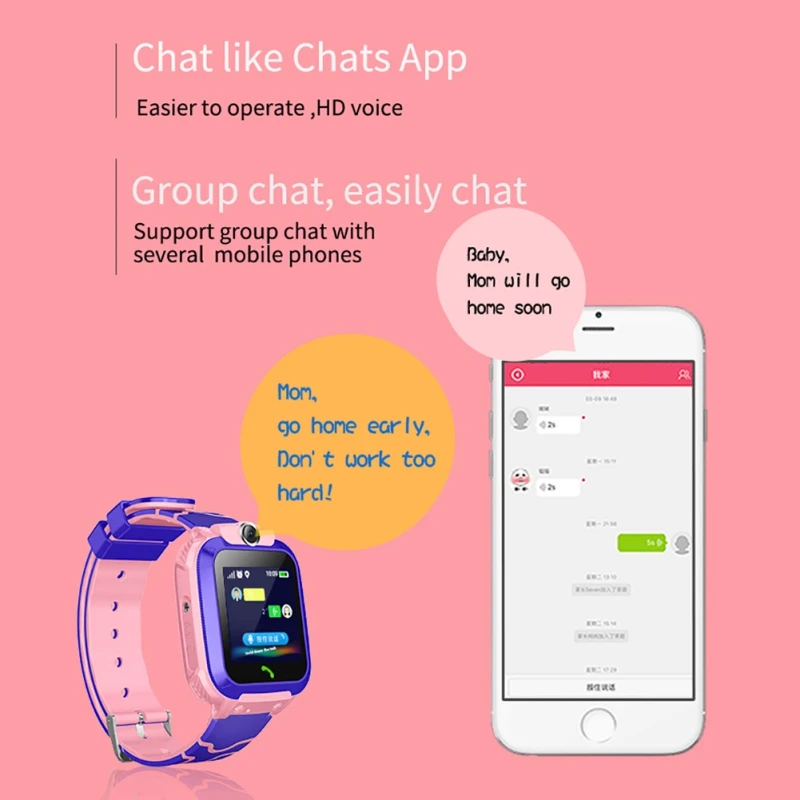 Детские Водонепроницаемые Смарт часы с защитой от потери монитор + коробка для