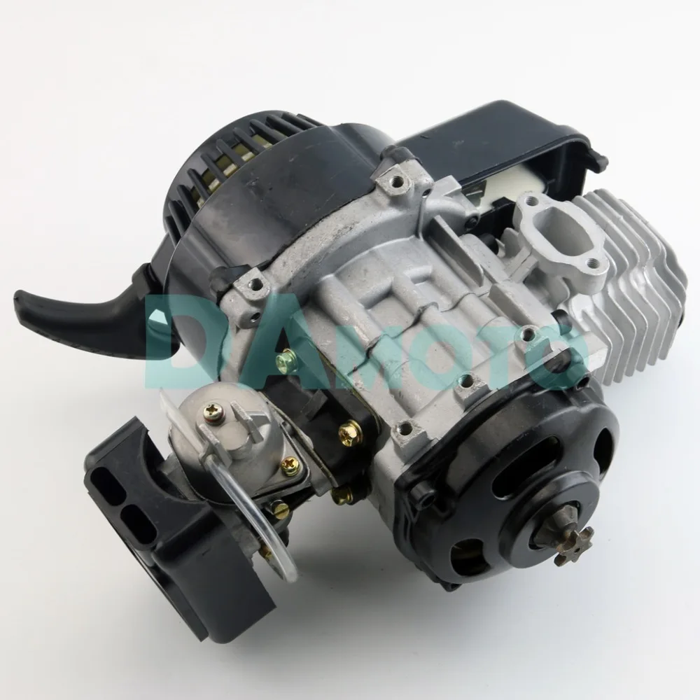 49cc двухтактный велосипедный газовый двигатель Моторизованный Мини Байк скутер с