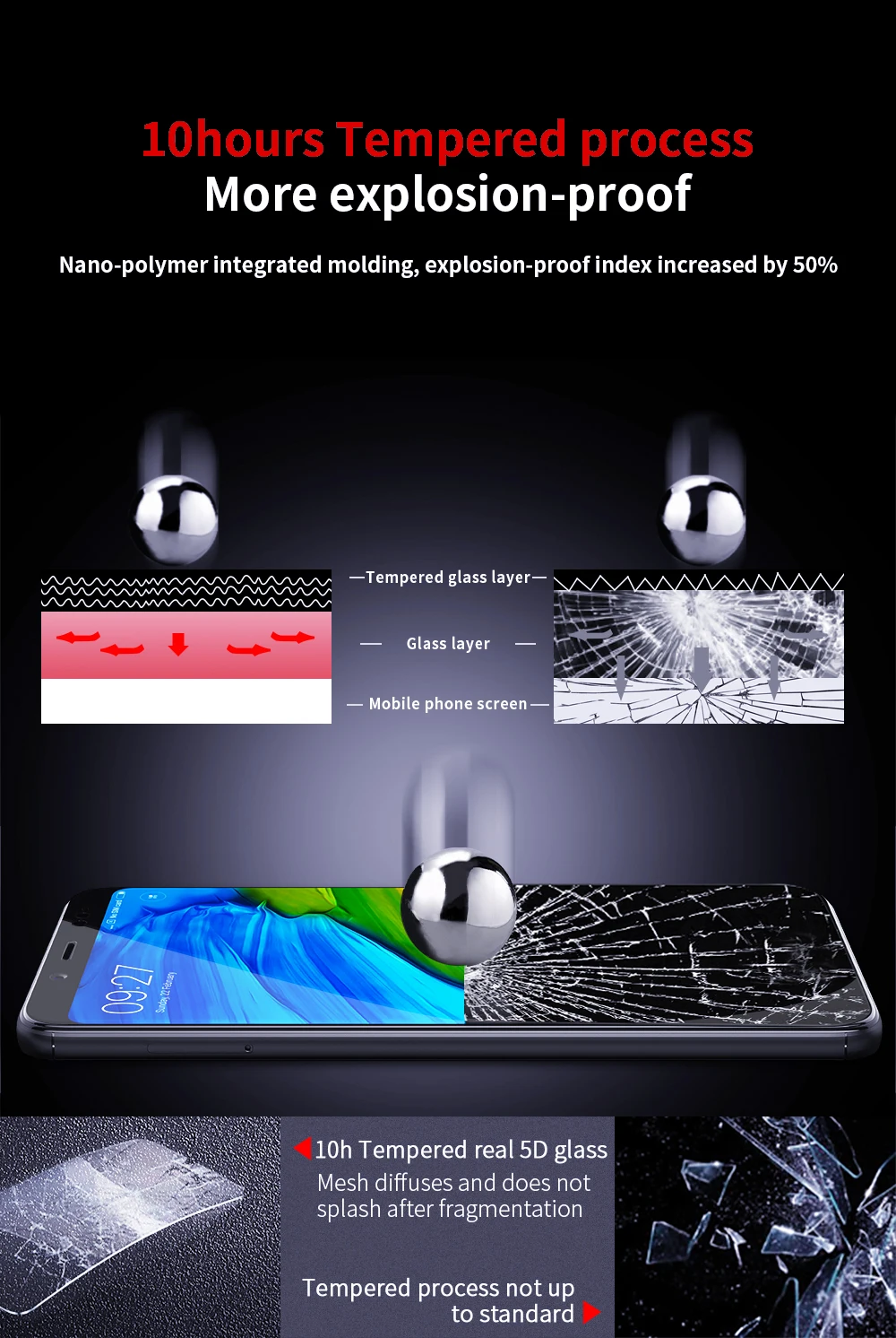 Защитное закаленное стекло Essager 9H для Xiaomi Redmi Note 7 5 5A 4 4X Pro Redmi 7 5 Plus 5A Pocophone F1 защитное стекло