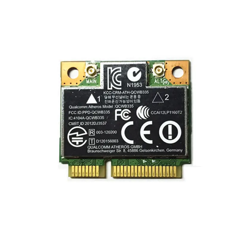 Карта беспроводного адаптера для Atheros QCWB335 Wifi Bluetooth Mini pci-e карта HP WIFI BT 4 0 PCI Express