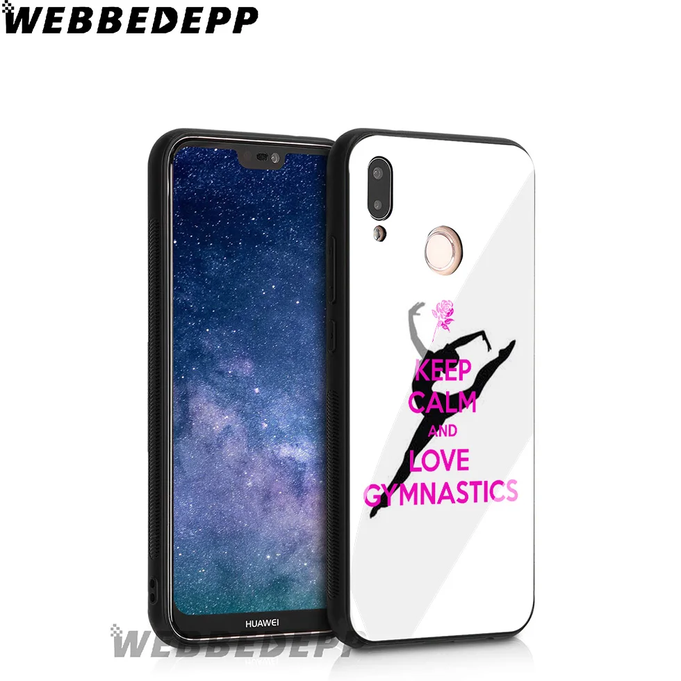 WEBBEDEPP чехол из закаленного стекла для гимнастики и балета Huawei Mate 20 P20 P10 P Smart 2019 2018