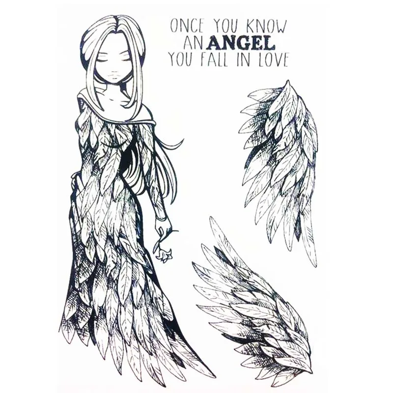 Прозрачный штамп Angel to love для рукоделия скрапбукинга изготовления карт