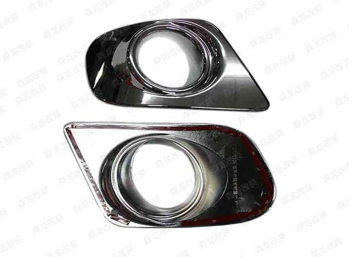 Car Styling Stickers ABS Plastic Chromed Front Fog Light Lamp Cover Trim For Dodge Journey/Jcuv 2009-2014 | Автомобили и