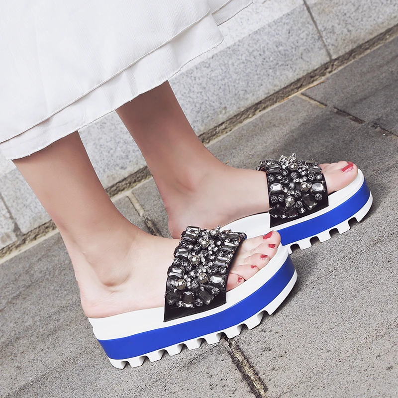 Chaussures Femme Ete 2017 Женская Обувь Тапочки Бабочка Узел Летние Сандалии Peep Toe