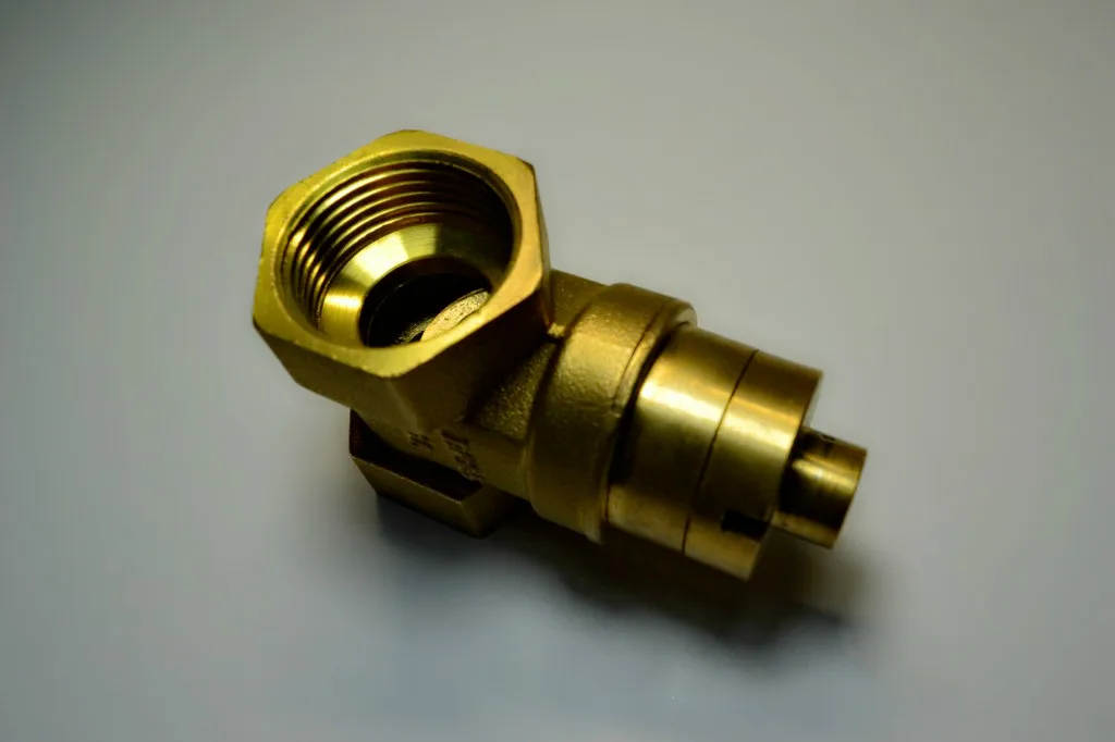 Латунный Замок для ключа запорный клапан Женская нить газовая масляная вода |