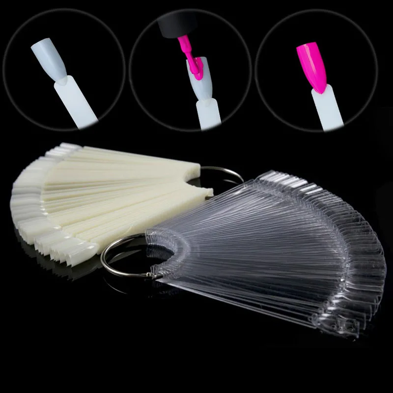 50 шт. прозрачные/натуральные накладные ногти|fake nails art tips|nail tipsfalse nail tips |