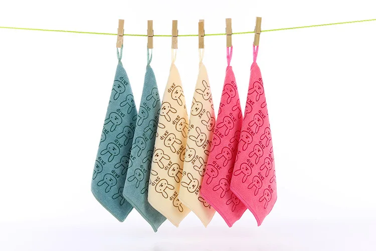 baby hand newborn towel handkerchief small Small Square Towel microfibre |