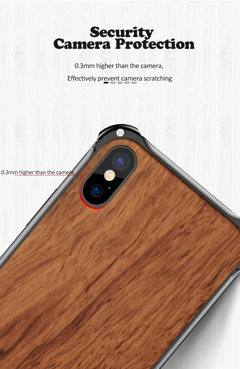 Suntaiho чехол на айфон х iPhone XS Max case роскошные деревянные металлический каркас чехол для айфон 7 XS MAX XR X 7 плюс 8 чехол крышка Роскошные палисандр Cherry