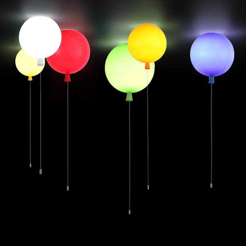 Красочные воздушные шары потолочные светильники для детской комнаты Уютная