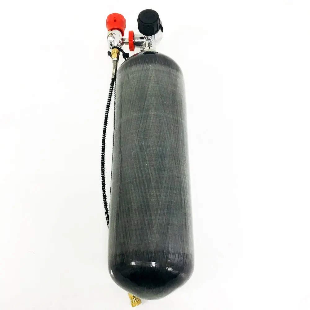 AC168201 Новый 6.8L CE 300bar 4500Psi Дайвинг SCBA бак из углеродного волокна Pcp сжатого воздуха