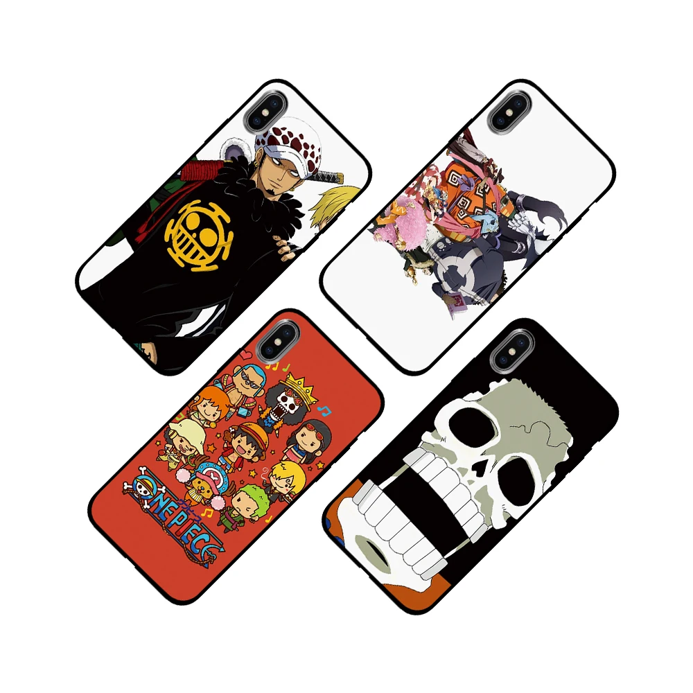 one piece Mingge and Robin Brooke Soft TPU Case Cover for Apple iPhone 6 6S 7 8 Plus 5 5S SE X XS MAX XR Silicone Cases | Мобильные