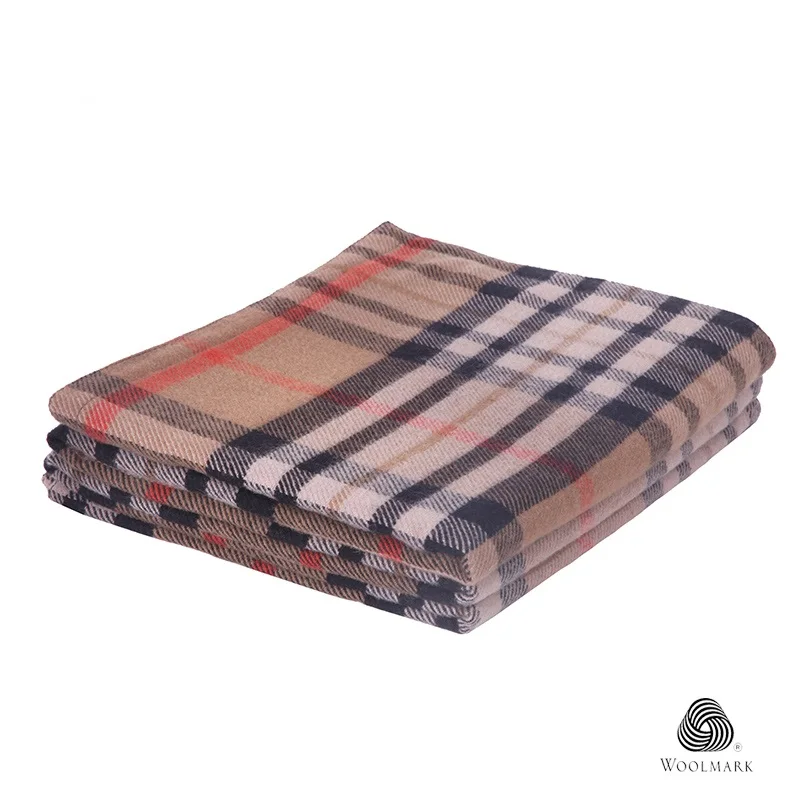 Австралийская мериносовая шерсть зимнее одеяло плед пледы теплое 200х240см | Дом и