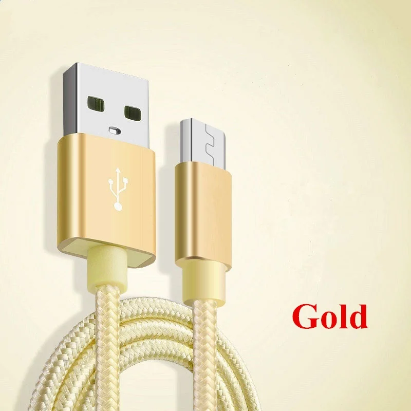 Micro USB нейлоновый плетеный кабель для передачи данных кабель передачи данных для быстрой зарядки для samsung huawei Xiaomi LG sony кабель синхронизации данных и зарядки