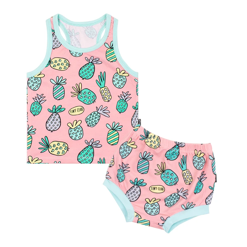 TinyPeople new baby girl summer clothes cotton 2-piece outfit set newborn boy cute infant dress kids gift | Детская одежда и обувь