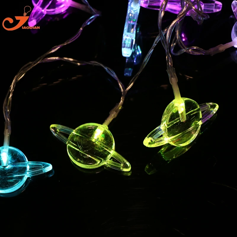 Outer space lights Aether lighting Universe Cosmos String Light Lunar-spaceman fairy Toy lamp for Children AA battery powered |