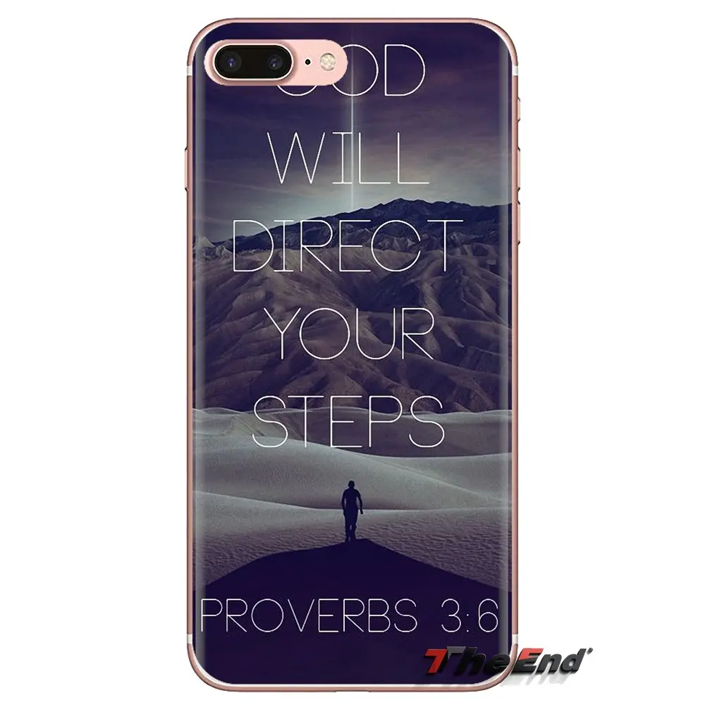 TPU Case Covers Faith Christian Inspirate Proverbs For LG Spirit Motorola Moto X4 E4 E5 G5 G5S G6 Z Z2 Z3 G2 G3 C Play Plus Mini |