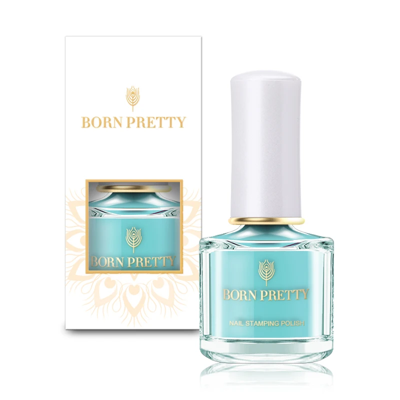 Лак для стемпинга BORN PRETTY Macaron 6 мл голубой красный розовый лак нанесения рисунков
