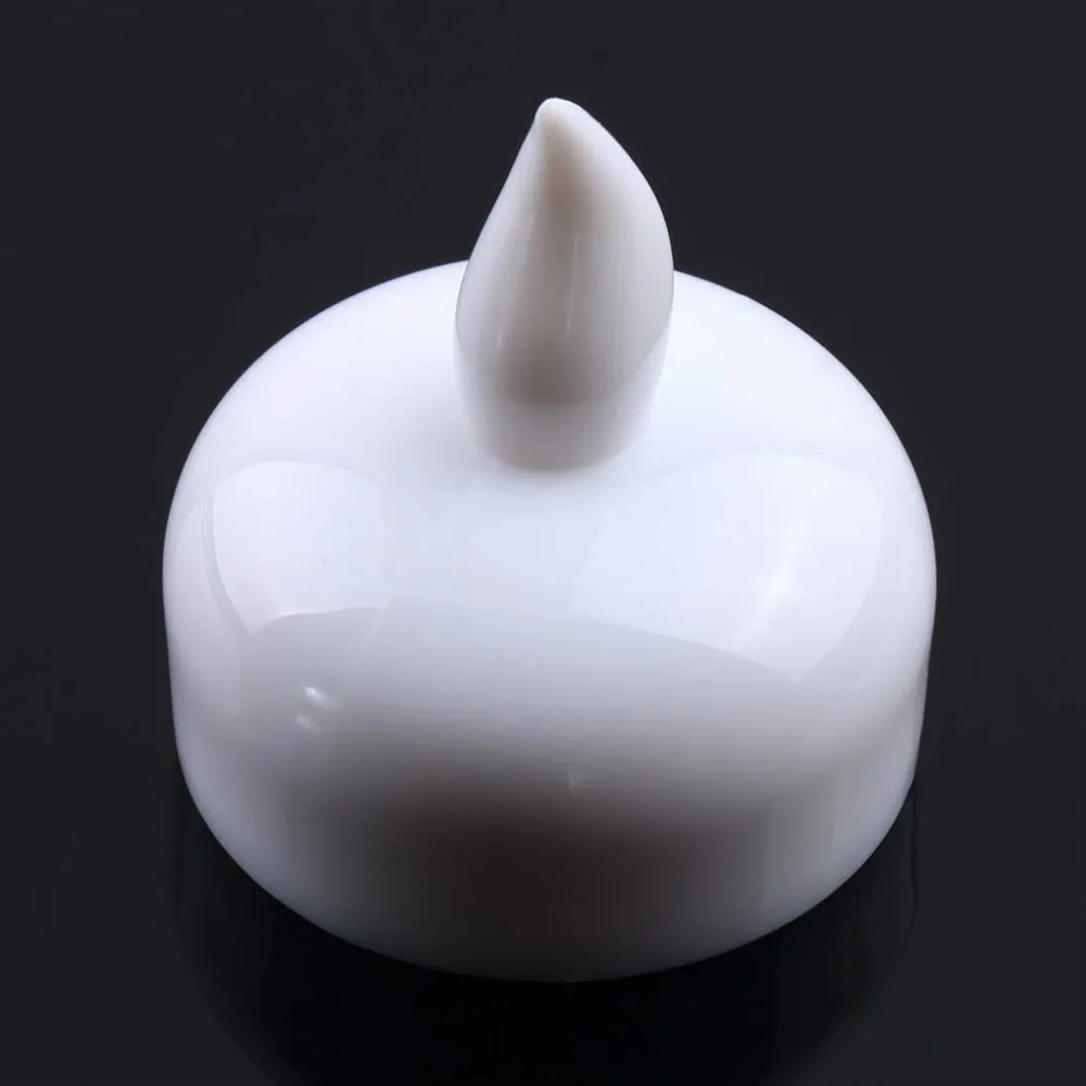 100 шт./лот светодиодная беспламенная плавающая Электронная свеча с датчиком воды