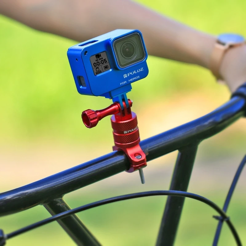 Для Go Pro велосипедное крепление вращающийся на руль велосипеда держатель адаптер кронштейн для Gopro Hero 5 SJ6000 Xiaomi yi2 аксессуары