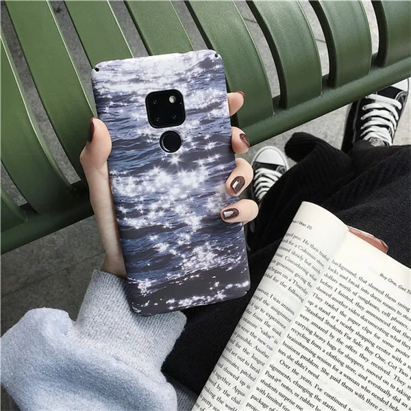 Ourdeals PC водорастворимые наклейки простой воды пульсация Телефон чехол для Huawei Honor