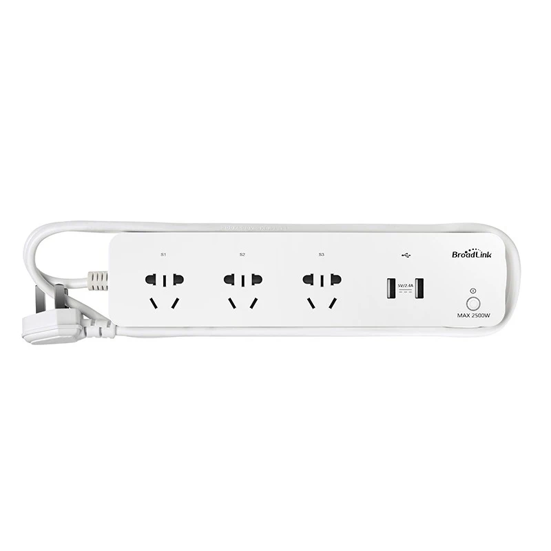 BroadLink MP1 WiFi USB Plug and Play power strip дистанционное управление доступно 3 розетки для автоматизации умного дома