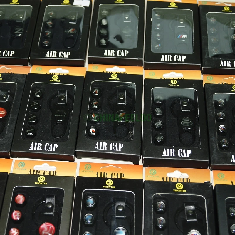 100 комплект крутой черный колпачок клапана парового колеса автомобиля 4 шт. + ключ