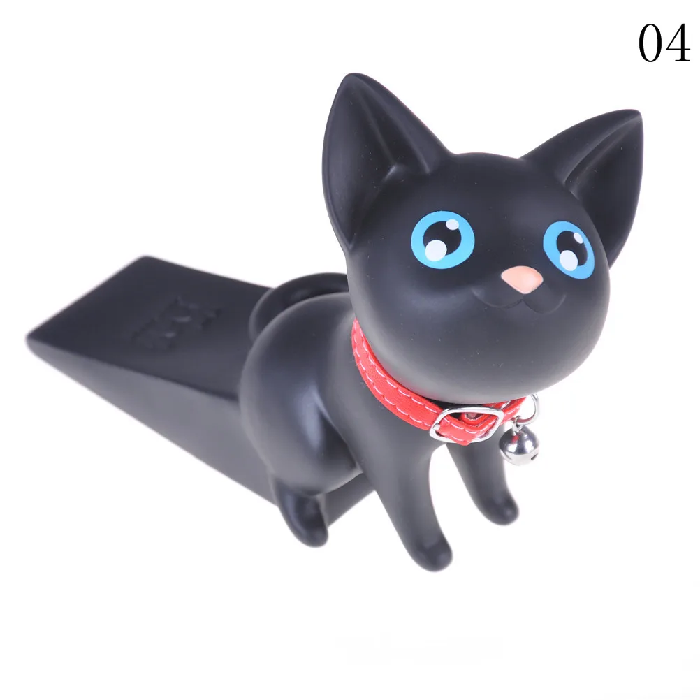 

New Cute Cartoon Dog Door Stopper Holder Bull Terrier PVC safety for baby Home decoration Dog Anime Figures Toys for Children