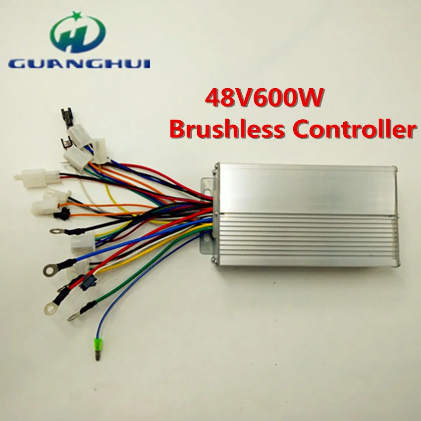 48V600W адаптивный самообучающийся без Холла Бесщеточный контроллер
